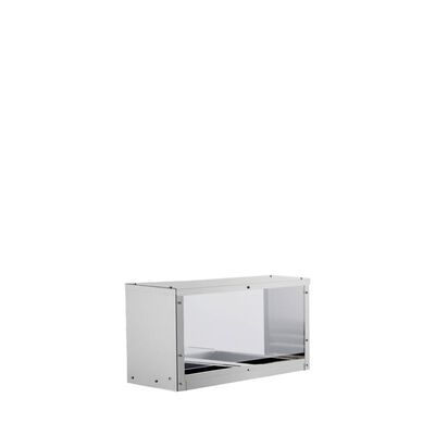Overshelf with Sneeze Guard for 2-Well Steam Table / Overshelf with Sneeze Guard for 2-Well Steam Tabl