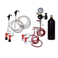 Basic Homebrew Keg Kit - 20oz CO2 - Double Tap - Pin Lock (Alternate View 1)