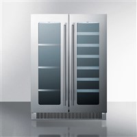 Summit Undercounter / Bult-in Wine Cooler & Beverage Center w/ Glass Doors (Alternate View 1)
