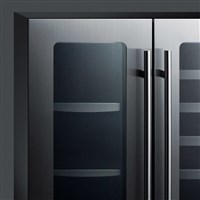 Summit Undercounter / Bult-in Wine Cooler & Beverage Center w/ Glass Doors (Alternate View 6)
