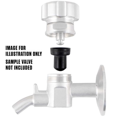 Tri-Clamp Sample Valve Replacement Diaphragm Cup (Alternate View 2)