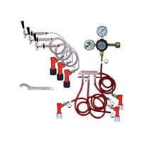 Refrigerator Keg Kit - Taprite Regulator - 3 Tap - PIN LOCK (Alternate View 1)