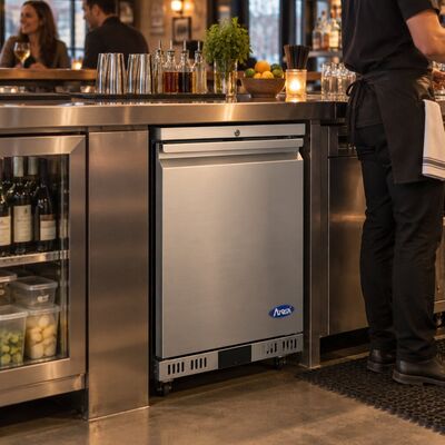 Atosa AUF24SD 24-Inch Shallow Depth Undercounter Freezer (Alternate View 5)