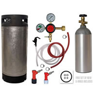 Basic Homebrew Keg Kit - PIN LOCK - Taprite Regulator / 