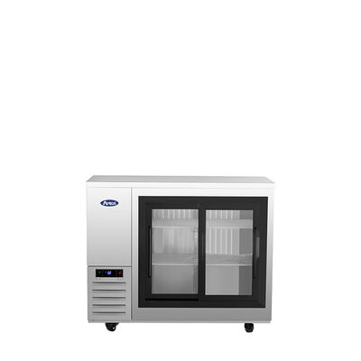 Atosa 48-inch Shallow Depth Sliding Glass Door Back Bar Cooler (S/S) / Atosa 48-inch Shallow Depth Sliding Glass Door Ba