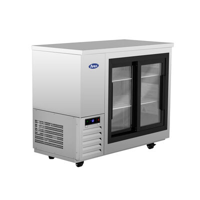 Atosa 48-inch Shallow Depth Sliding Glass Door Back Bar Cooler (S/S) (Alternate View 4)