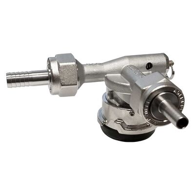 Perlick Lo-Boy Sanke D Keg Coupler - 304 Stainless Steel / Ultra Low-Profile Keg Coupler