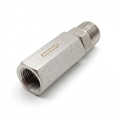 Check Valve - 304 Stainless - 1/4" FPT X MPT (Alternate View 2)