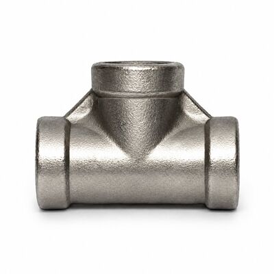 1/4" Stainless Steel NPT Tee (Alternate View 2)
