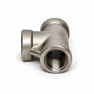 1/4" Stainless Steel NPT Tee (Alternate View 3)