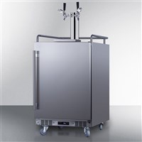 SUMMIT 24" Wide Dual Tap Built-In Indoor/Outdoor Commercial Beer Kegerator (Alternate View 2)