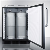 Summit ADA Compliant Undercounter Kegerator (Outdoor Use / 24" Wide) (Alternate View 4)