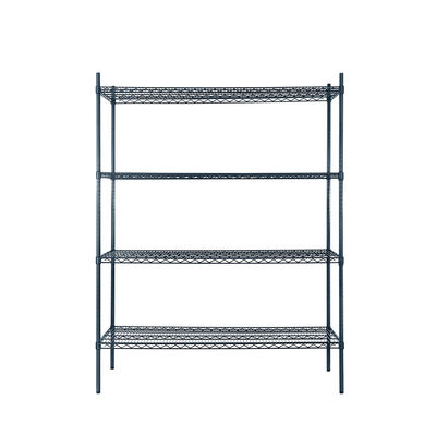 Atosa MixRite MWSSE187274 18x72 4-Shelf Epoxy Wire Shelving Kit, Slate Gray / 18x72 4-shelf epoxy wire shelving kit