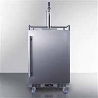 SUMMIT 24" Wide Single Tap Built-In Indoor/Outdoor Commercial Beer Kegerator / SUMMIT 24" Wide Single Tap Kegerator