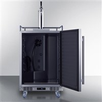 SUMMIT 24" Wide Single Tap Built-In Indoor/Outdoor Commercial Beer Kegerator (Alternate View 3)