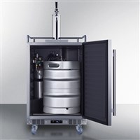 SUMMIT 24" Wide Single Tap Built-In Indoor/Outdoor Commercial Beer Kegerator (Alternate View 4)