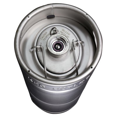 Hybrid Keg - 1/6 bbl (5.17 gal) Sanke Valve w/ Removable Corny-style Lid / Hybrid Keg 1/6 bbl (5.17 gal) Sanke Valve
