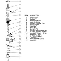 Stout Faucet Replacement Parts - CHROME (Alternate View 2)