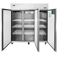 Atosa Upright Refrigerator / Three Door - Top Mount (Alternate View 2)