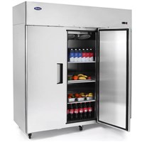 Atosa Upright Refrigerator / Three Door - Top Mount (Alternate View 3)