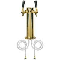 Micromatic Draft Tower - 3" Column 2 Faucets - PVD Brass (Air Cooled) (Alternate View 1)