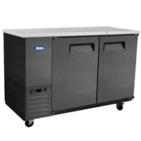 Atosa 59-in Shallow Depth (24-1/2-in) Back Bar Cooler (Black Exterior) (Alternate View 2)