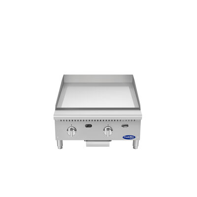 Atosa CookRite ATG-2424-C 24" Thermostatic Chrome Griddle, 60,000 BTU (Alternate View 4)