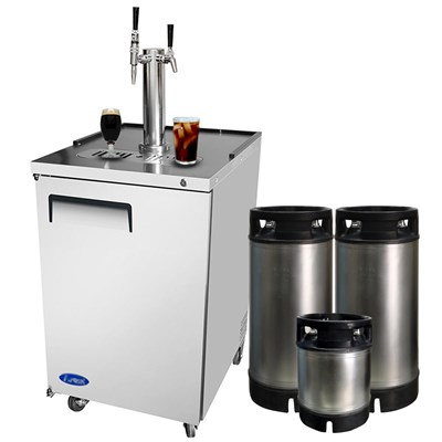 Complete Commercial Kegerator Setup w/ Refurb Kegs, Nitro Infuser & Generator / Complete Commercial Kegerator Setup