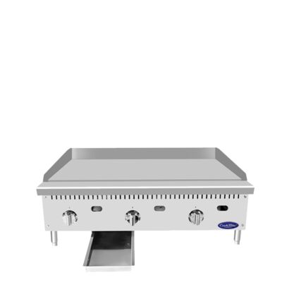 CookRite 24-in Countertop Thermo-Griddle w/ 50,000 BTU (1-in Thick Griddle Plate) (Alternate View 2)
