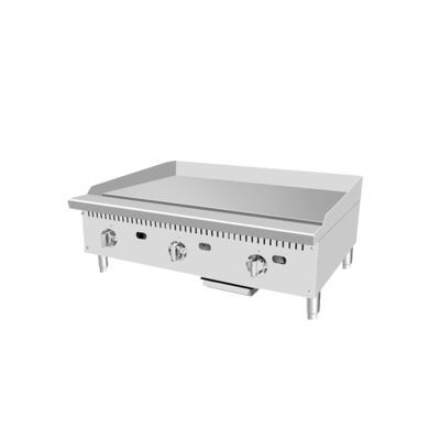 CookRite 24-in Countertop Thermo-Griddle w/ 50,000 BTU (1-in Thick Griddle Plate) (Alternate View 4)