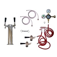 Taprite Kegerator Tower Conversion Kit - 2 Taps / 