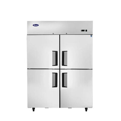 Atosa 51-Inch 4-Door Top-Mount Reach-In Freezer / 51-inch top-mount freezer with 4 half-doors