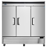 Atosa Upright Freezer / Three Door - Bottom Mount (Alternate View 1)