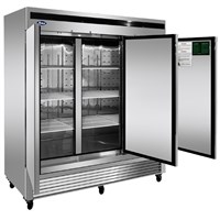 Atosa Upright Freezer / Three Door - Bottom Mount (Alternate View 2)