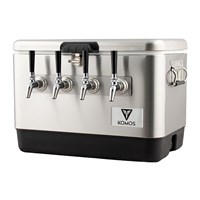 Komos™ Pro Stainless Steel Draft Jockey Box - 4 Faucet (Alternate View 1)