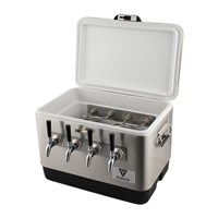Komos™ Pro Stainless Steel Draft Jockey Box - 4 Faucet (Alternate View 2)
