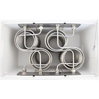 Komos™ Pro Stainless Steel Draft Jockey Box - 4 Faucet (Alternate View 3)