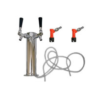 Beer Tower - 2 Faucets - Homebrew Pin Lock (Alternate View 1)
