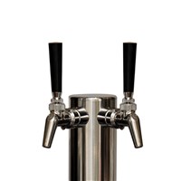 Cold Brew Coffee Kegerator - 2 Faucets (Black) (Alternate View 2)