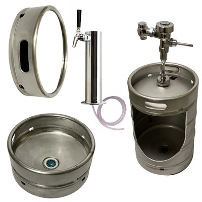 Keg Bathroom Fixtures Package for Pub / Brewery / Man Cave (Alternate View 1)