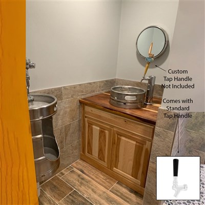 Keg Bathroom Fixtures Package for Pub / Brewery / Man Cave (Alternate View 2)