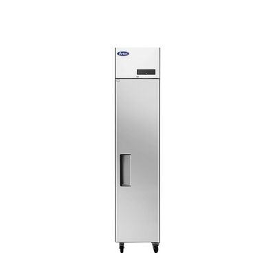 Atosa 17-3/4-Inch Slimline Top-Mount Reach-In Refrigerator, Solid Door (Left Hinge) / Slim 17-3/4-Inch Reach-In Fridge, Left Door Hinge
