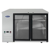 Atosa 48-in Stainless Steel Back Bar Cooler w/ Glass Doors (Alternate View 2)