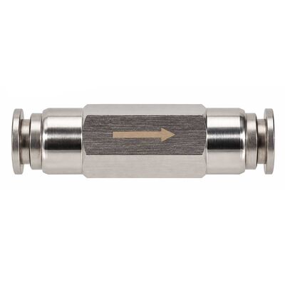 Stainless Steel Check Valve Push-In Fitting - 8 mm (5/16 in.) (Alternate View 1)