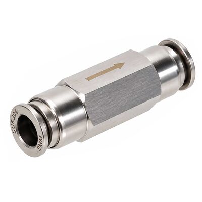 Stainless Steel Check Valve Push-In Fitting - 8 mm (5/16 in.) (Alternate View 2)