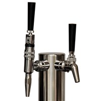 15" Compact Dual Tap Nitro + Still Empowered Kegerator (Stainless) (Alternate View 4)