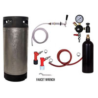Refrigerator Keg Kit - 20oz - PIN LOCK - Complete Kit (Alternate View 1)