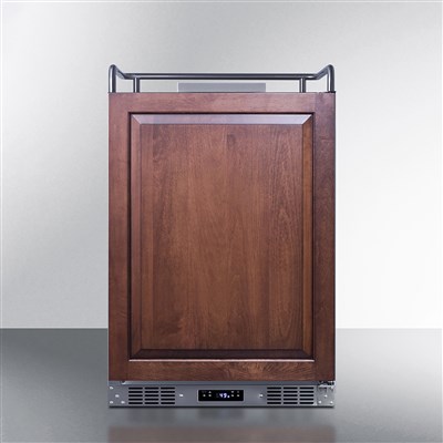 Summit Indoor/Outdoor Commercial Undercounter Panel Ready Kegerator / Summit 24" Wide Built-in Commercial Kegerator