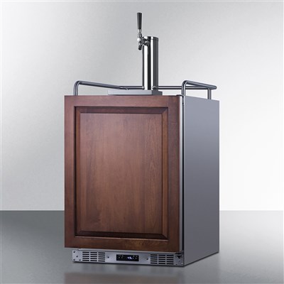 Summit Indoor/Outdoor Commercial Undercounter Panel Ready Kegerator (Alternate View 4)