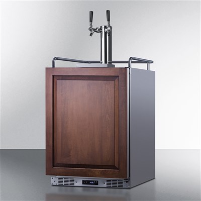 Summit Indoor/Outdoor Commercial Undercounter Panel Ready Kegerator (Alternate View 5)